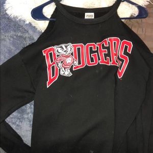 PINK Victoria’s Secret Badgers Sweater